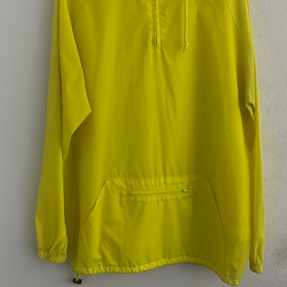 This is a highlight color jacket that looks great in the rain